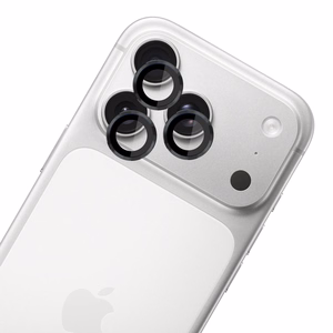 Karkaistu lasi kameralle 3mk Lens Pro Apple iPhone 17 Pro/17 Pro Max musta