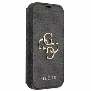 Guess GUBKP13X4GMGGR iPhone 13 Pro Max 6.7" Harmaa/Harmaa Lompakkokuori 4G Big Metal Logo