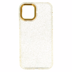 Tel Protect Gold Glitter Suojakuori iPhone 12/12 Pro:lle kultainen