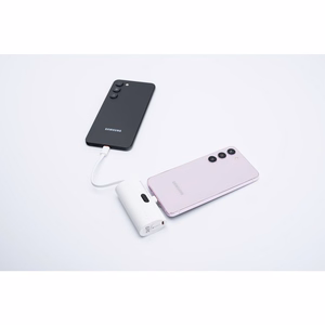 Powerbank Forcell F-Energy Power Plug F5K3 PD 20W 5000 mAh with built-in connector USB C white