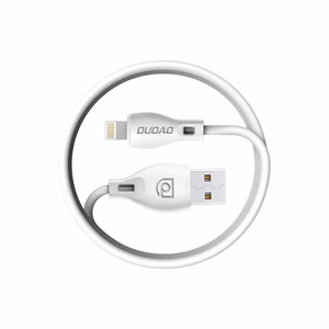 Dudao L4M USB-A - MicroUSB 2,4A kaapeli 1m - valkoinen