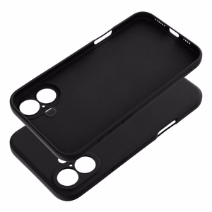 Matta musta Suojakuori iPhone 16 PLUS:lle