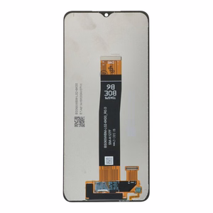 Näyttö Samsung A12 Nacho A127 / A12s A127 kosketuslasilla musta (Black Flex Version) OEM