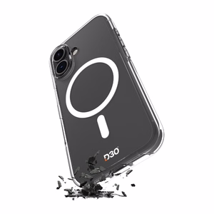Puro Impact Clear D3O TPU+PC MagSafe-yhteensopiva suojakuori iPhone 17:lle - läpinäkyvä