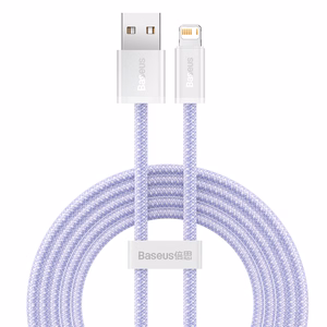 Baseus Dynamic Kaapeli USB - Lightning, 2,4A, 2m (violetti)