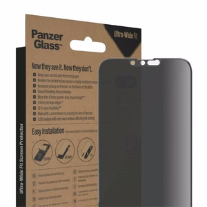 PanzerGlass Ultra-Wide Fit antibakteerinen yksityisyyskarkaistu lasi iPhone 14 Plus / 13 Pro Max