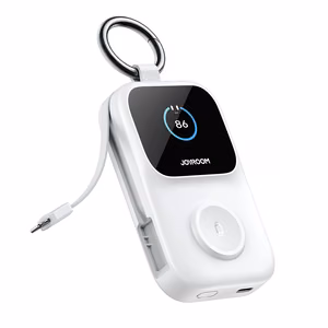 Joyroom JR-W19 5000 mAh varavirtalähde 5 W langattomalla kellon latauksella - valkoinen
