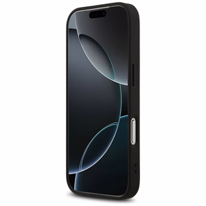 Guess 4G Printed Stripes MagSafe suojakuori iPhone 17 Pro:lle musta