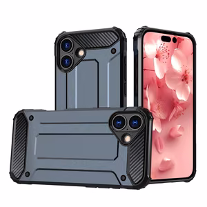 Hybrid Armor Suojakuori iPhone 16 Plus:lle - Sininen