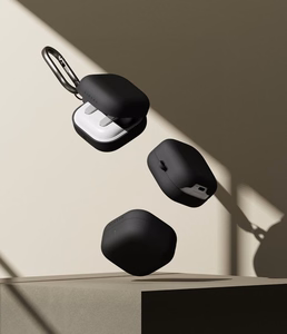Ringke Silicone Case for Samsung Galaxy Buds 4 / 4 Pro - Black