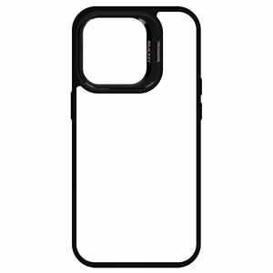 Tel Protect Kickstand case + camera glass (lens) for Iphone 15 Plus black