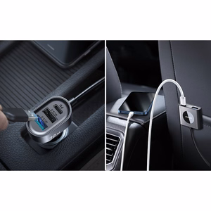 Joyroom JR-CL05 autolaturi, 72W, 2xUSB-C PD ja 3xUSB-A QC3.0, 1,5m, musta