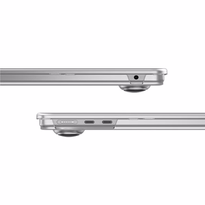 AmazingThing Titan kova suojakuori MacBook Air M5 16" - läpinäkyvä