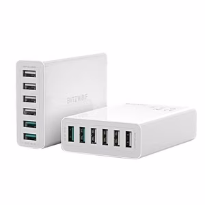 Charger 6x USB  Blitzwolf BW-S15, QC 3.0, 60 W (white)