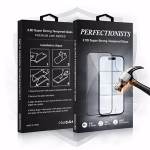 Perfectionists 2.5D Super Strong karkaistu lasi Apple iPhone 13 Pro Max:lle, musta