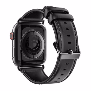 Hihna Dux Ducis Business Series Apple Watch 42/44/45/49mm musta