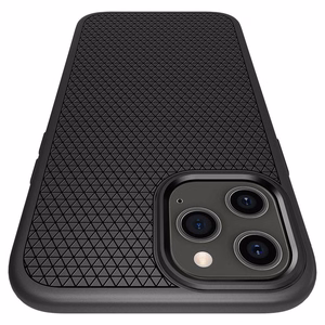 Spigen Liquid Air -kotelo iPhone 12 / iPhone 12 Pro - Matta musta