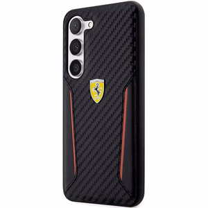 Ferrari FEHCS23MNPYK S23+ S916 musta/musta kovakuori Carbon Contrast Edges