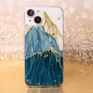 Gold Glam puhelinkuori iPhone 15 6,1' vuori