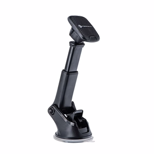 Magneettinen auton puhelinteline Forcell F-Grip Carbon H-CT327 tuulilasi / kojelauta musta