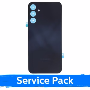 Takakansi yhteensopiva Samsung A155 A15 4G / Brave Black / (Service Pack)