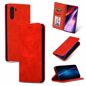 Business Style -suojakuori Xiaomi Redmi A7 4G -puhelimelle, punainen
