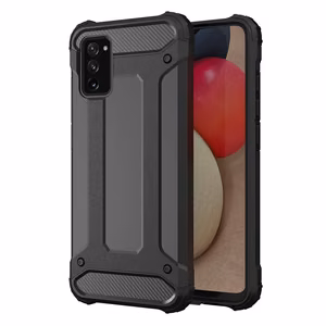 Hybrid Armor Case Kova kestävä suojus Samsung Galaxy A03s musta