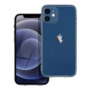 Läpinäkyvä Suojakuori iPhone 12:lle 2 mm (kameransuoja)