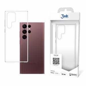 3mk Armor Kotelo Samsung Galaxy S22 Ultra 5G - läpinäkyvä - läpinäkyvä