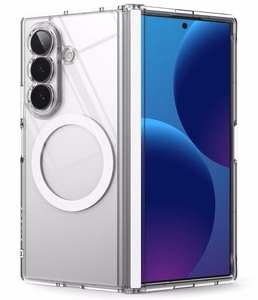 Ringke Fusion Flap Magnetic MagSafe suojakuori mallille Samsung Galaxy Z Fold 8 Ultra – läpinäkyvä