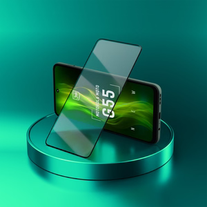 Karkaistu lasi 3mk HardGlass Max Lite musta Motorola Moto G55 5G:lle