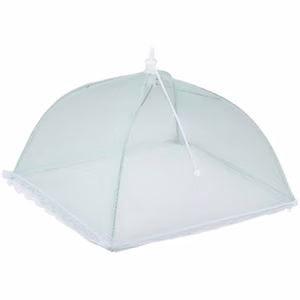 Alpina folding mesh food cover, 35 × 35 × 22 cm, green