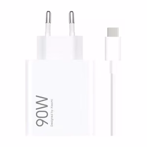 Xiaomi HyperCharge Combo 90W 6.1A USB-A seinälaturi USB-C kaapelilla - Valkoinen