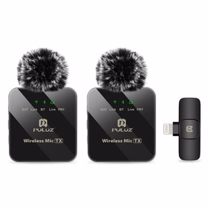 Wireless Lavalier Microphone PULUZ PU647B (lightning)