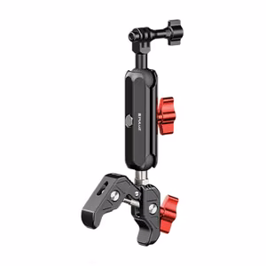 PULUZ moottoripyorakiinnike urheilukameroille (mm. Osmo Action 5 Pro, Insta360 X5 / X4 / X3) (PU3211)