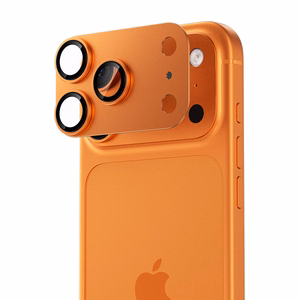 Benks Karkaistu lasi Glass Warrior Metal Integrated Lens Protector (C070) iPhone 17 Pro Max:lle (linssi 3 kpl) oranssi