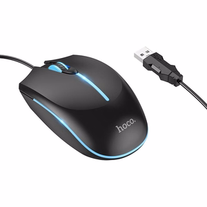 Langallinen pelihiiri Hoco USB A 2400 dpi GM37 musta