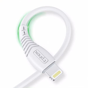 KAAPELI T-PHOX NATURE LIGHTNING VALKOINEN 1.2M 3A