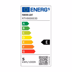 Forever Light LED-lamppu E14 C37 4,8W 630lm 6000K luokka E