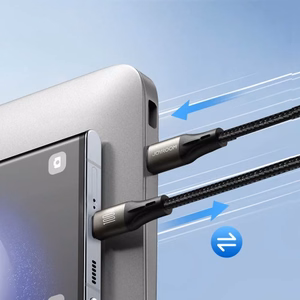 Joyroom Light-Speed Series S-A25 USB-C / USB-C kaapeli 100W 1,2 m - musta