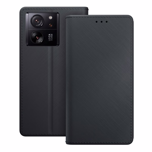 3mk Wallet Case Xiaomi 13T:lle - Musta