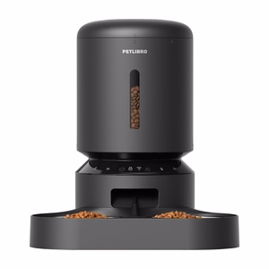Petlibro Granary Wi-Fi pet feeder with double bowl, 5 L, Black
