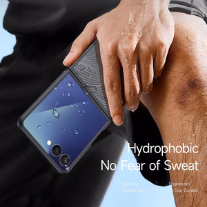 Musta DUX DUCIS AIMO suojakuori SAMSUNG Z Flip 7 -puhelimelle