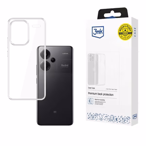 3mk Clear Case suojakuori Xiaomi Redmi Note 13 Pro+:lle - läpinäkyvä