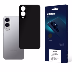 3mk Hardy Silicone MagCase Suojakuori Samsung Galaxy S25 Edge:lle - musta