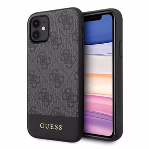Guess 4G Stripe Collection suojakuori iPhone 11 6.1" / Xr:lle - harmaa