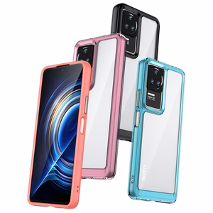 Outer Space Kotelo Xiaomi Poco F4 5G kansi joustava kehys musta