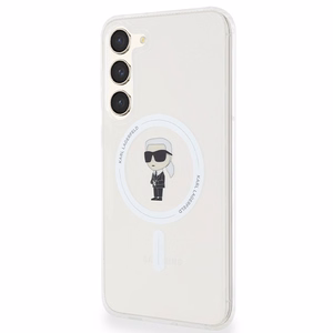 Karl Lagerfeld IML Ikonik MagSafe Suojakuori Samsung Galaxy S23+:lle - läpinäkyvä