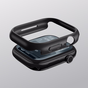 AmazingThing Minimal suojakuori Apple Watch Series 11 42mm:lle - musta