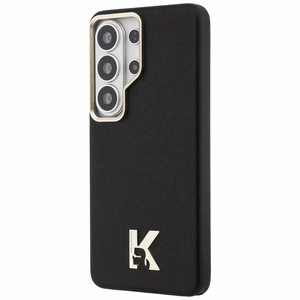 Karl Lagerfeld Suojakuori K Metal Logo MagSafe Samsung Galaxy S26 Ultra:lle musta
